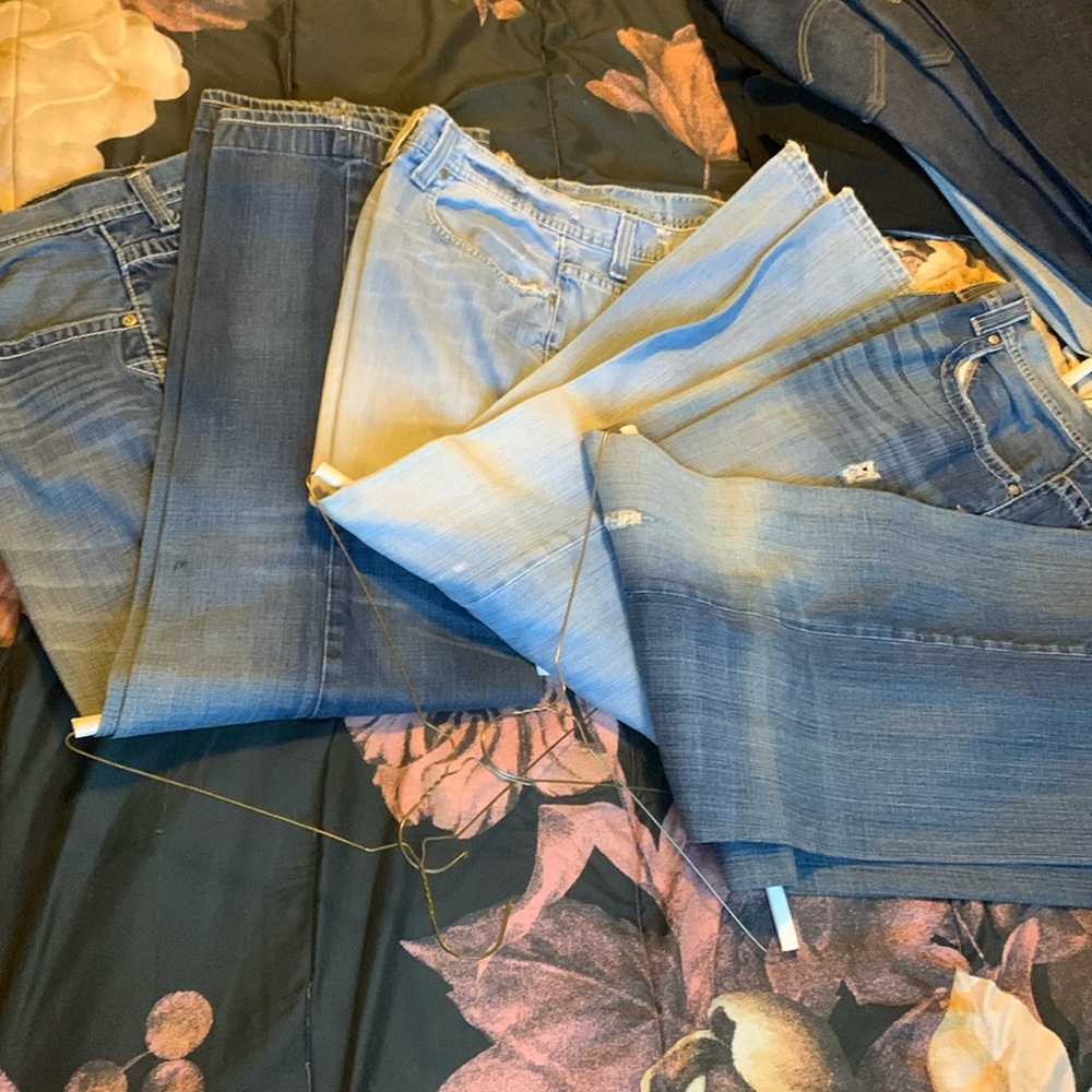 Three pair BKE men jeans size 38×32,40 and 36